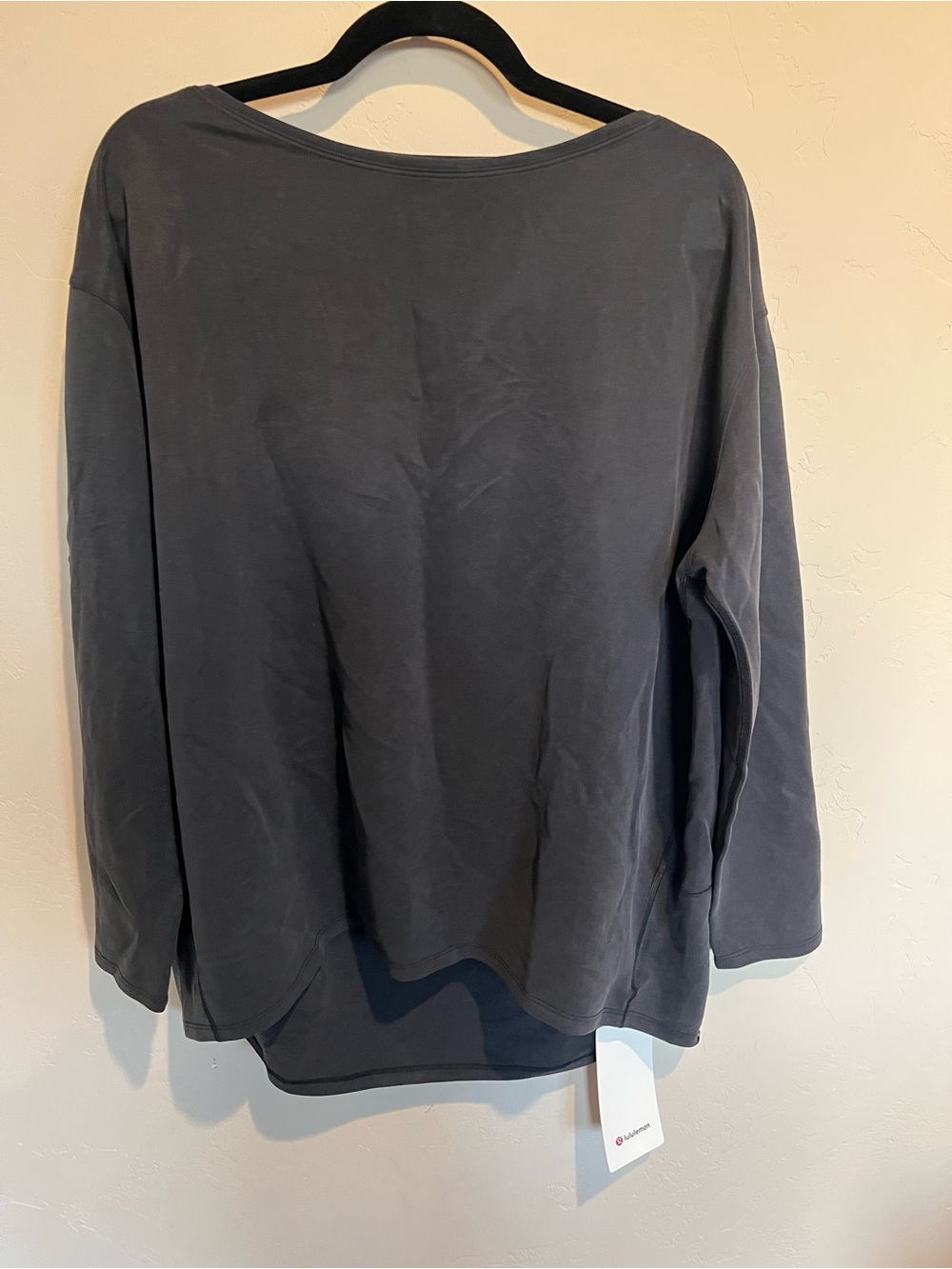 NWT lululemon Back in Action Long Sleeve Black Size 12